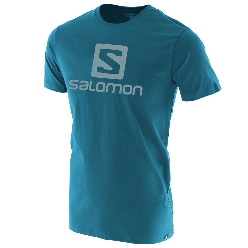 Salomon Singapore Kids T-shirts - ACHIEVE SS B Blue | 47329-IAYB